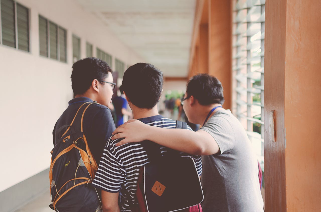 Students in a classroom